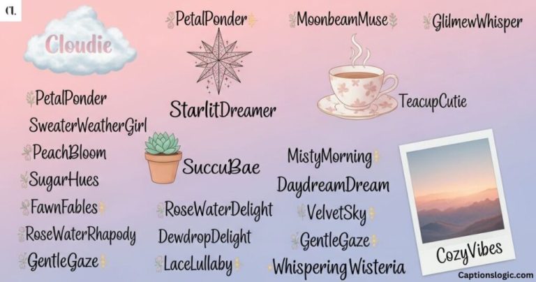 Cute soft vibe usernames That Instantly Elevate Your Aesthetic